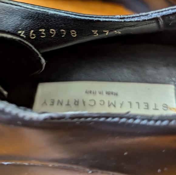 Stella McCartney Elyse Black Star Platform Shoes - Picture 8 of 10